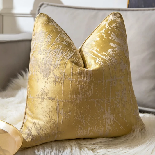 Gold Print Cushion