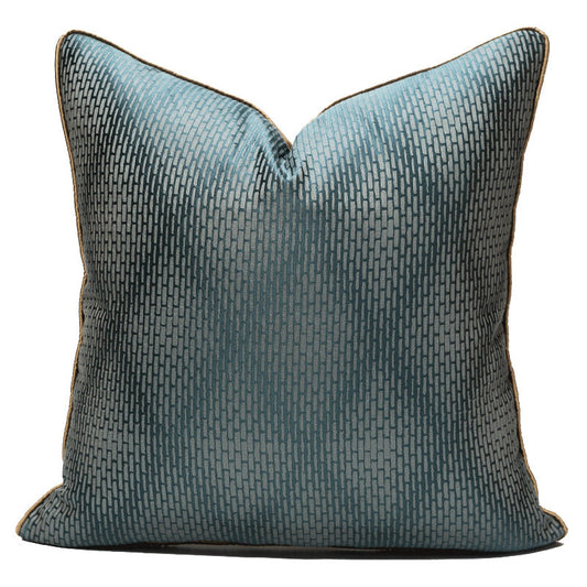 Teal and gold Cushion cover